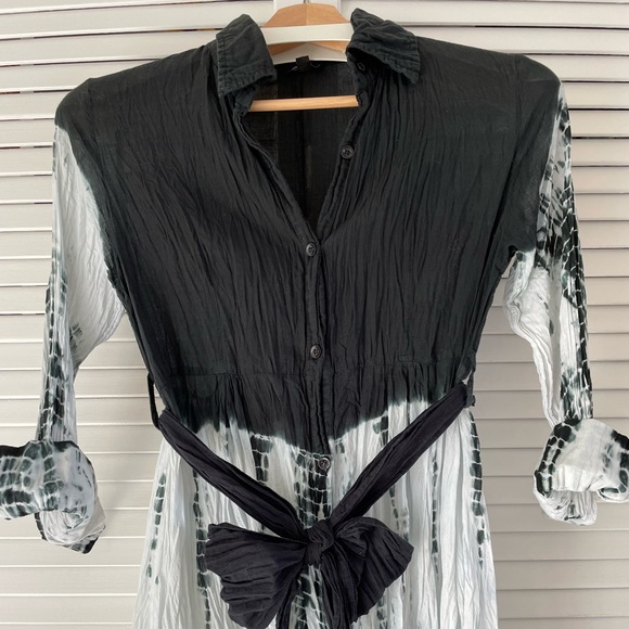 Tye Dyed Crinkle Cotton Dress! - Picture 2 of 9